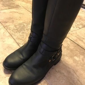 Kenneth Cole reaction riding boots black
